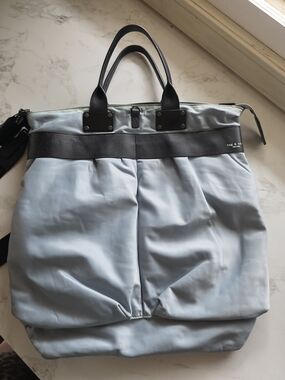 rag & bone Light Blue and Black Tote Bag